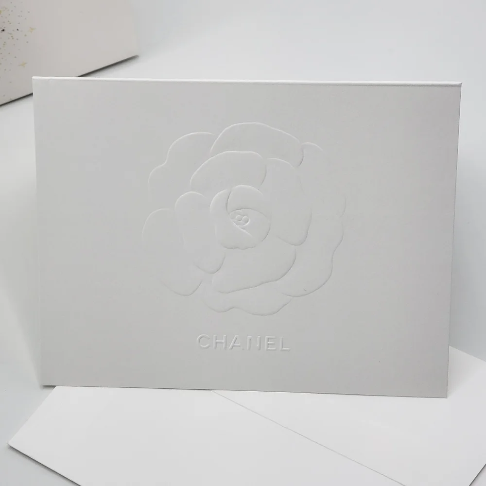 CHANEL 2 Gift Bags with Camellia Card